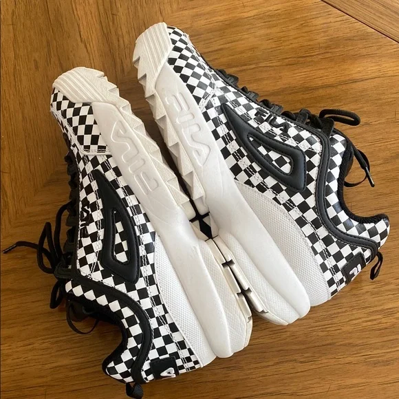 Fila Disruptor 2 Checkered Sneakers - Picture 6 of 9